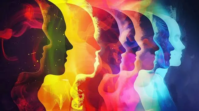 A spectrum of profiles, the same awareness in shifting colour